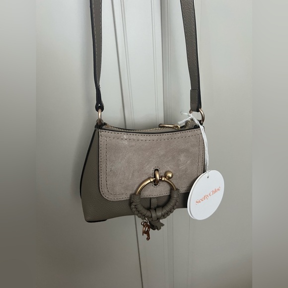 SEE BY CHLOÉ Joana leather crossbody NEW Cream - Picture 9 of 10